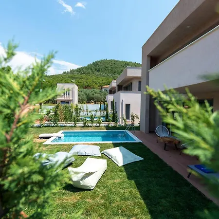 Dazzling Thasos | Fana | 2 Bedrooms | Private Outdoor Swimming Pool Surrounded By A Spacious Private Garden | Furnished Balcony And Terrace | Rachoni, Villa